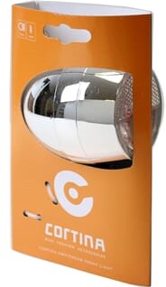 Fiets Cortina koplamp Amsterdam E-bike chroom