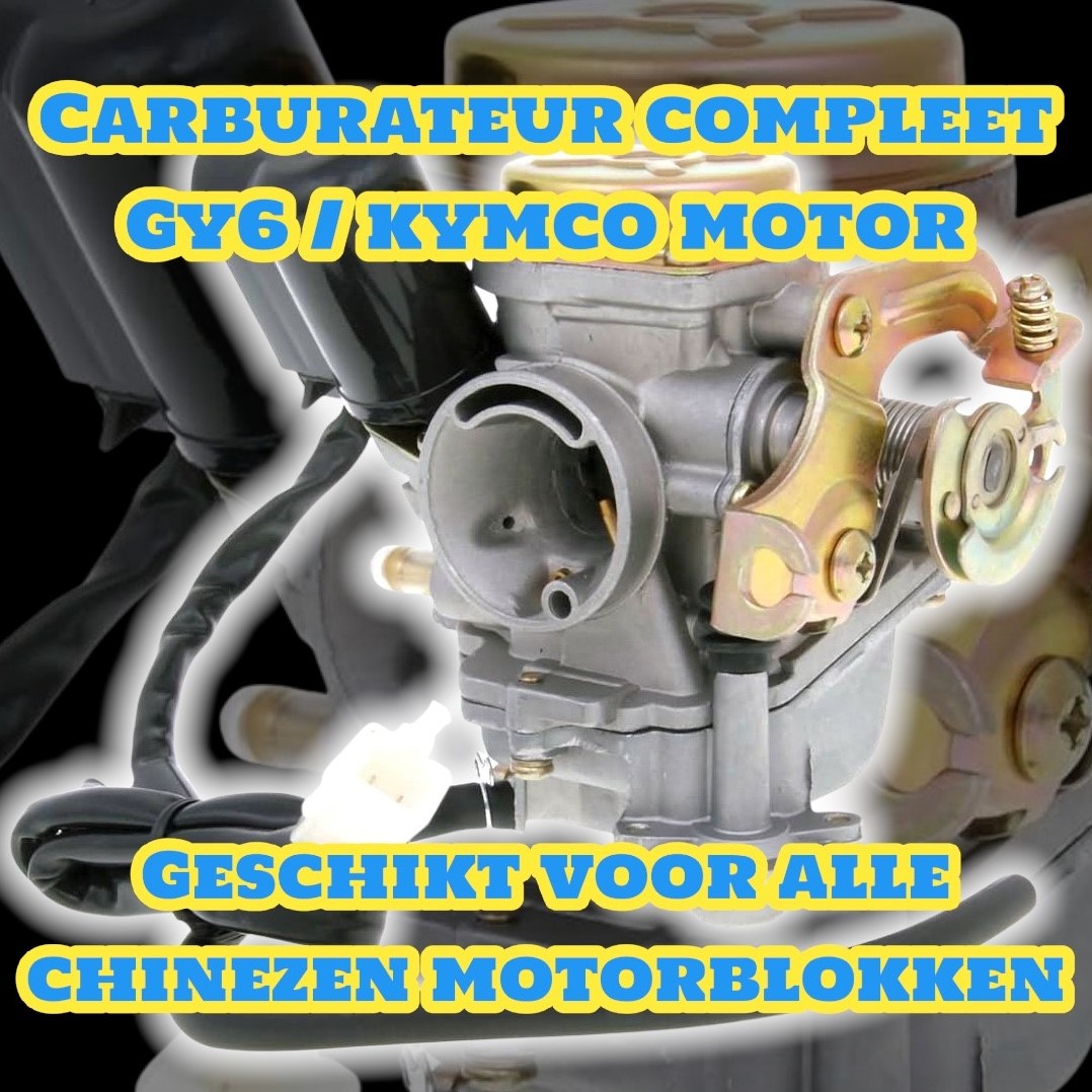 Carburateur (24mm) China Gy6 4t / Sym 4t / Kymco 4t / Piaggio 4t