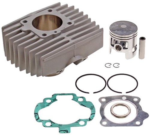 Cilinder 70cc 46mm Honda Camino / Px 50 Zuiger pen 10mm [Aluminium Nikasil]