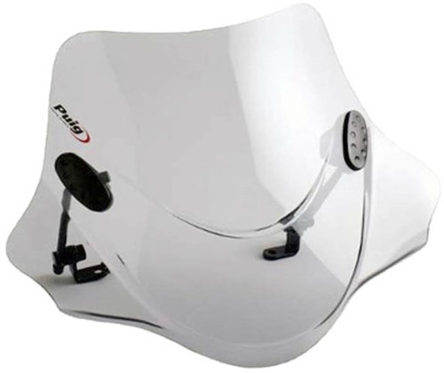 Windscherm Puig City Sport Piaggio Typhoon V.a 1993 T/m 1999 Smoke Getint Hoogte 33cm
