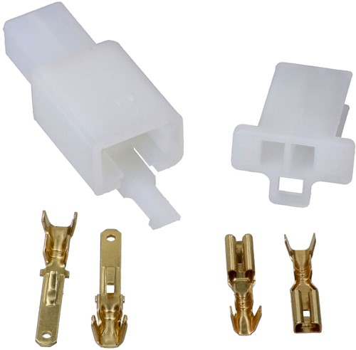 Connector Stekker Plugset Achterlicht / Knipperlicht Universeel - 2-polig