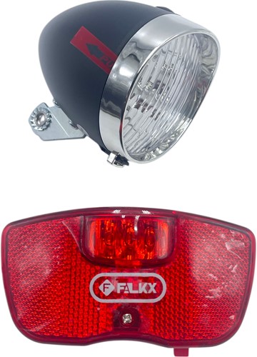 Fiets FALKX Sun Set I Led verlichting set Batterij