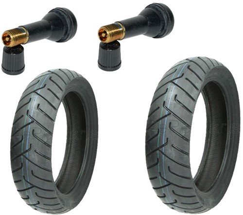 Bandenset 13inch - 130 x 60 x 13inch - 140 x 60 x 13inch deestone + 2 ventielen