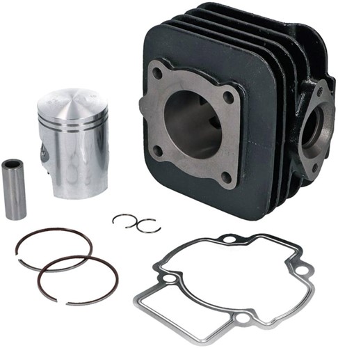 Cilinder 50cc DR Aprilia 2T / Derbi 2T / Piaggio 2T / Gilera 2T / Vespa 2T / Italjet 2T Luchtgekoeld Gietijzer