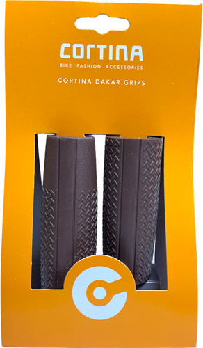 Fiets Cortina handvat set Dakar bruin 8056 kort/lang