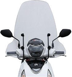 Windscherm Faco voor Sym Symphony 50 Euro5 / 125 V.a 2020 - Hoog Transparant