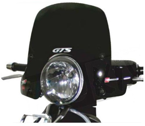 windscherm vespa gts 125cc / 200cc / 250cc / vespa gts 300 faco Hoogte 360mm smal smoke