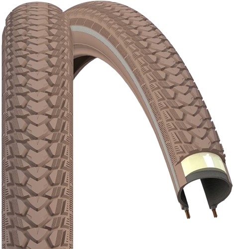 Fiets Buitenband ReXway Shopper 28x1 5/8 x 1 3/8 (37-622) 700x35C Bruin [Type 3]