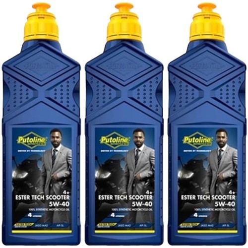 Package Deal Motorolie 5w40 1 Liter Vol Synthetisch Ester Tech Scooter Putoline