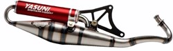 Uitlaat Yasuni Z Rood Aprilia 50 2T / Piaggio 50 2T / Derbi 50 2T Piaggio Motor / Gilera 50 2T - TUB418R