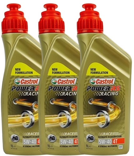 Package Bundel Motorolie Castrol Power RS Racing 4T 5W-40 (1L)