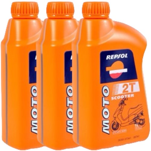 Package Bundel 2-Takt mengolie repsol 2-Takt mengolie 1liter vol synthetisch
