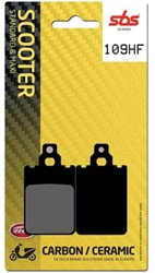 Remblokset SBS voor Malaguti / KTM / Aprilia / Yamaha 109HF
