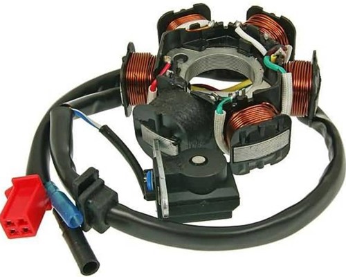 Ontsteking 6 Spoelen China 4T GY 125 4T / Baotian GY 125 / DYM GY 125 / Agm GY 125 / BTC GY 125 / IVA GY 125 / Znen GY 125 T/m 150cc ( 5-Polige stekker )