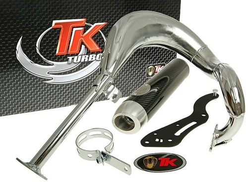 Uitlaat Turbokit voor Suzuki Street Magic 50 TR50 - Bovenlang Chroom