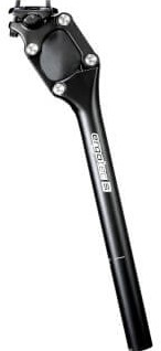 Fiets Ergotec zadelpen verend PM-705N 27.2 x 350 zwart