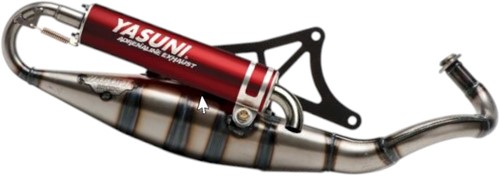 Uitlaat Yasuni R Rood Aprilia 50 2T / Piaggio 50 2T / Derbi 50 2T Piaggio Motor / Gilera 50 2T - TUB420R