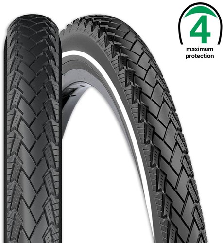 Fiets Buitenband Reway Conejo 03 28 x 1 5/8 x 1 3/8 (37-622) (700 x 35C) Zwart [Type 4]