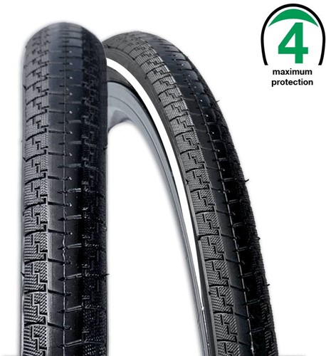 Fiets Buitenband ReXway Luce 28 x 1.00 (25-622) (700 x 25C) Zwart [Type 4]