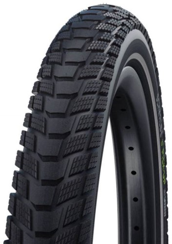 Fiets Buitenband Schwalbe Pick-Up Addix E Super Defence 20x2.35 (60-406) Zwart Met Reflectie