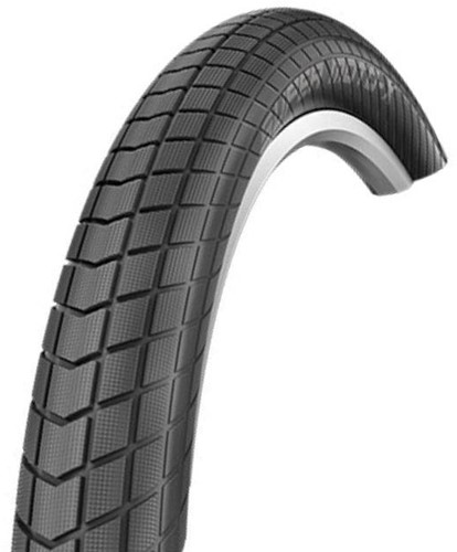 Fiets Buitenband Schwalbe Super Moto-X GreenGuard SnakeSkin 20 x 2.40 (62-406) Zwart Met Reflectie