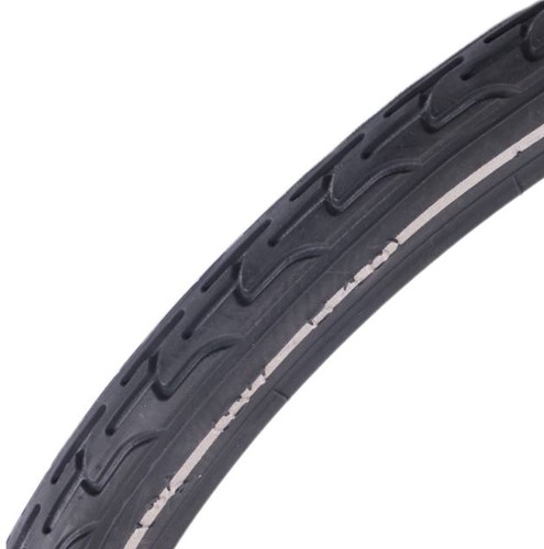 Fiets Buitenband Deli Tire S-604 24 x 1 3/8 (37-540) Zwart Met Reflectie