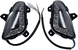 Knipperlicht Set Led Tube Agm Vx50 / Napoli / Rl 50 / China Lx Modellen [Achterkant) Smoke]