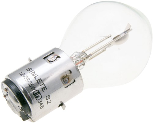 Lamp 12volt (BA20D) 15watt Universeel Scooter