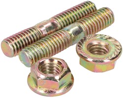 Uitlaat Tapeind Set (M6) Universeel Scooter + Moeren