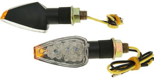 Knipperlicht Set Led M10 Century Derbi Senda / Derbi Gpr 50 / Aprilia RS 50 / Aprilia SX 50 / Universeel Scooter / Bromfiets / Motorfiets