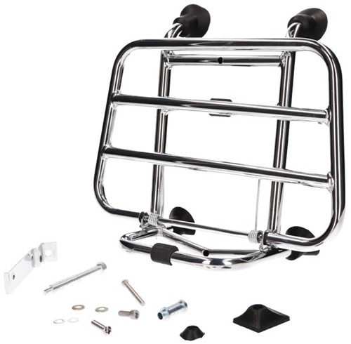 Voordrager Python Chroom Vespa Primavera / Sprint / Vespa Elettrica Chroom Klapdrager