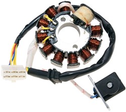Ontsteking (11 Spoelen) China 4T GY 125 4T / Baotian GY 125 / SYM GY 125 / Agm GY 125 / BTC GY 125 / IVA GY 125 / Znen GY 125 T/m 150cc ( 6-Polige stekker )