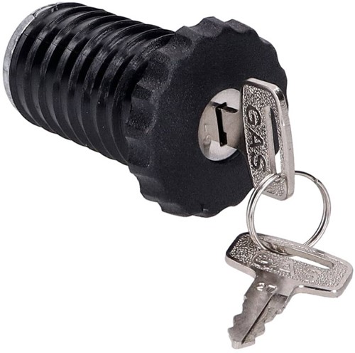 Benzinetankdop (+Slot) Puch Maxi Zwart