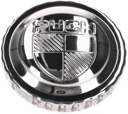 Benzinetank Dop Puch Maxi Chroom Draaidop [Met Puch Logo]