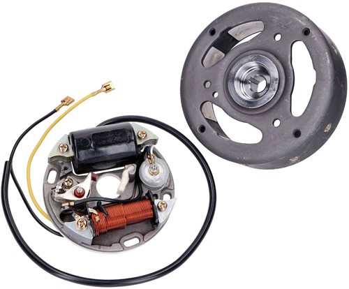 Ontsteking + Vliegwiel voor Puch Maxi / Zundapp / Kreidler - 6volt 17Watt 