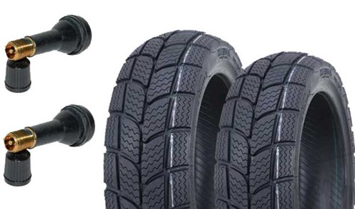 Bandenset 13inch - 130 x 60 x 13inch - 140 x 60 x 13inch kenda winterband + 2 ventielen
