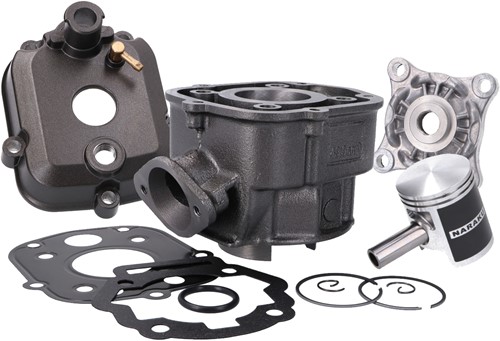 Cilinder Naraku + Kop 50cc Aprilia RX 50 2018 E4 / Aprilia SX 50 2018 E4 / Derbi Senda 50 SM Racing 2018 E4 / Gilera SMT 50 2018 E4 / Gilera-RCR 50 2018 E4