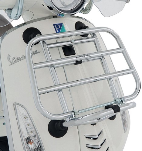 Voordrager Made In Italie (Chroom) Opklapbaar Vespa Primavera / Sprint / Vespa Elettrica Originele Kwaliteit 1b000832 (Made In Italie)