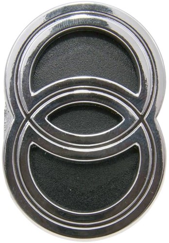 Klik Embleem Voorscherm Gilera Runner 50 2T / Gilera Runner FX 125T / Gilera Runner FXR 180 2T / Gilera Runner 50 PureJet / Gilera Runner VXR 200 4T Chroom Origineel 573508