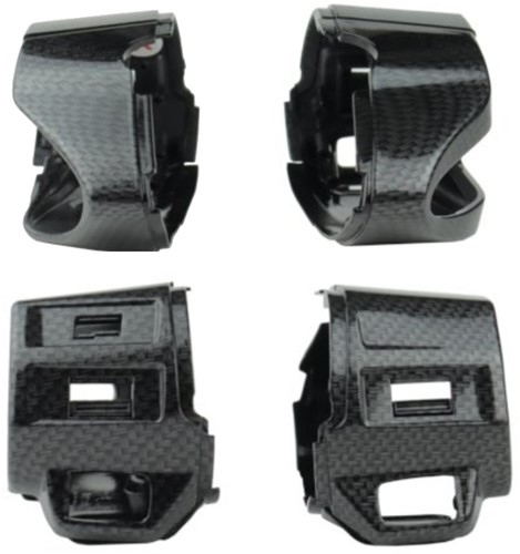 Stuurschakelaar Kappen Set Vespa Sprint / Vespa Primavera [Carbon]