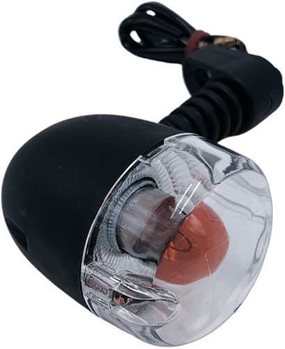 Knipperlicht Set Helder Glas (Rond Model) Universeel Scooter / Schakelbrommer  - 50