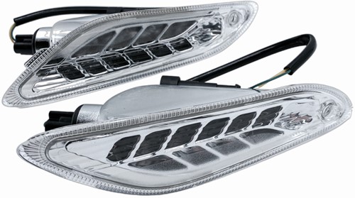 Knipperlichtset DMP Led Vespa Sprint en Primavera Achterzijde Helder