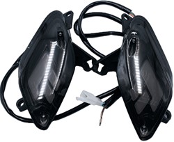 Knipperlicht Set Led Achterzijde (Lopend Model Audi) Fiddle 2 Euro4 Smoke DMP