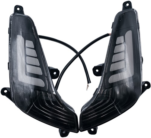 Knipperlicht Set Led Voorzijde (Lopend Model Audi) Fiddle 2 Euroi4 Smoke DMP