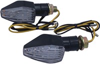 Knipperlicht Set Led (Zwart) Derbi Senda / Derbi Gpr 50 / Aprilia RS 50 / Aprilia SX 50 / Universeel Scooter / Bromfiets / Motorfiets