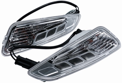Knipperlichtset DMP Led Vespa Sprint en Primavera Helder voorzijde met Dagrijverlichting