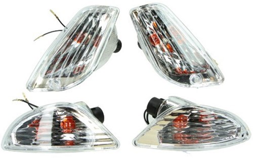 Knipperlicht Set Helder (Voor+Achter) Vespa Lx 50 / Vespa S / Vespa Lxv Model Origineel