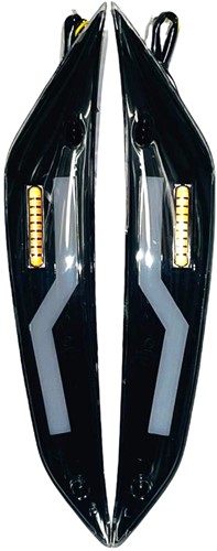 Knipperlicht Set EVO-1 Bliksem Piaggio Zip 2000 Voorzijde Power1