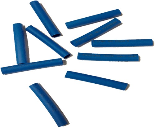 krimpkous 2.0mm x 40mm BLAUW 10stuks
