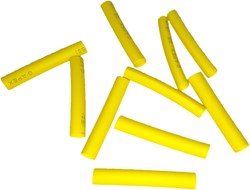 krimpkous 2.0mm x 40mm GEEL 10stuks